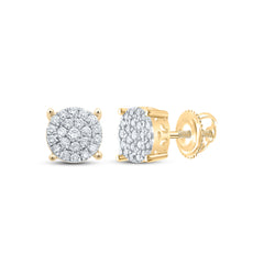 3/4CTW-DIA NK FASHION ROUND EARRING