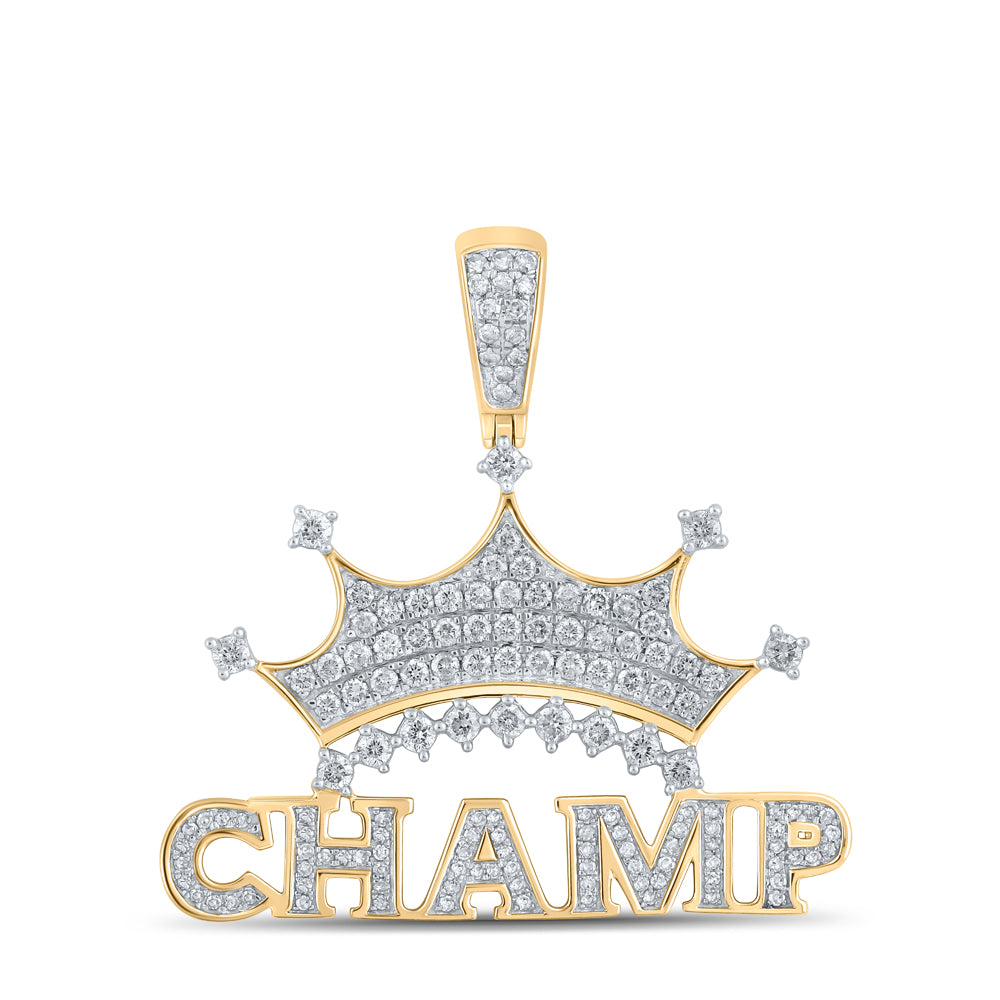 1 1/4CTW-DIA P1P2 CHAMP MENS CHARM