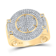 3/4CTW-DIA P1P2 MENS RING