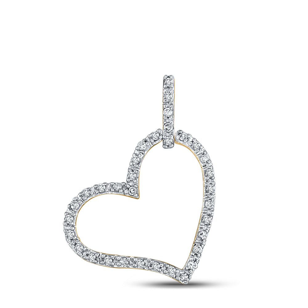 1/12CTW-DIA P2 GIFT HEART PENDANT