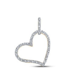 1/12CTW-DIA P2 GIFT HEART PENDANT