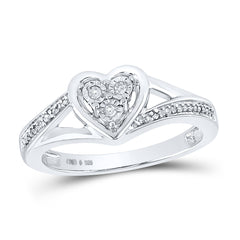1/20CTW-DIA P2 GIFT HEART RING