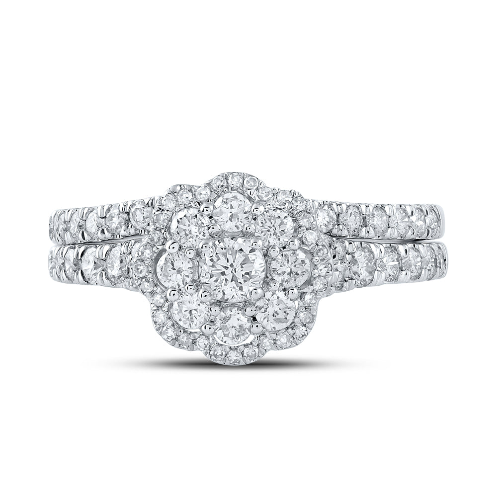 1CTW-DIA NK BRIDAL SET