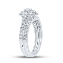 1CTW-DIA NK BRIDAL SET