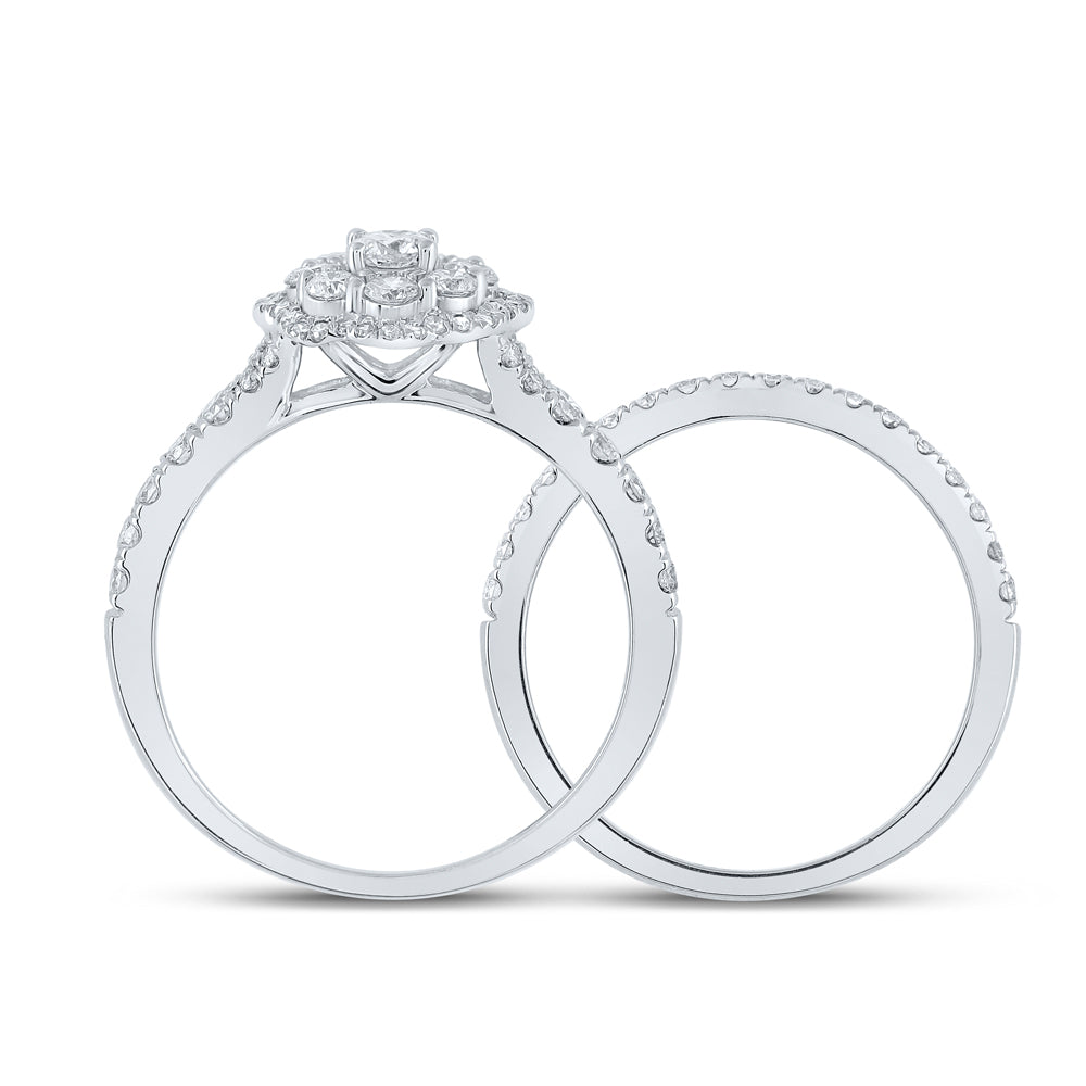 1CTW-DIA NK BRIDAL SET