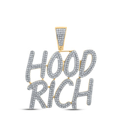 1 1/4CTW-DIA P1P2 HOOD RICH MENS CHARM