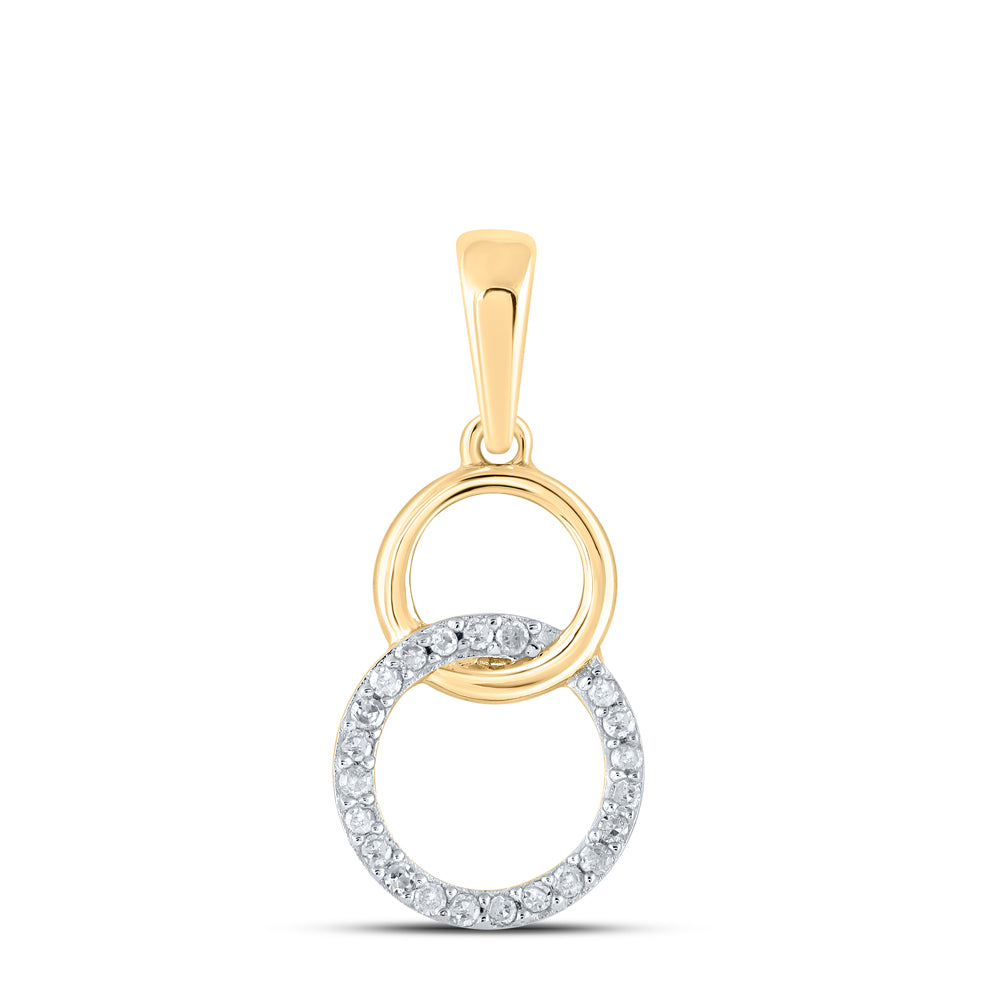 1/20CTW-DIA P1P2 GIFT ROUND PENDANT