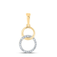 1/20CTW-DIA P1P2 GIFT ROUND PENDANT