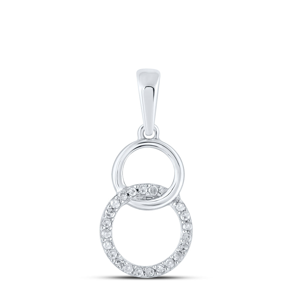 1/20CTW-DIA P1P2 GIFT ROUND PENDANT