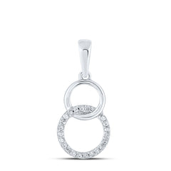1/20CTW-DIA P1P2 GIFT ROUND PENDANT