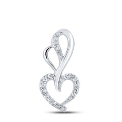 1/12CTW-DIA P1P2 GIFT HEART PENDANT