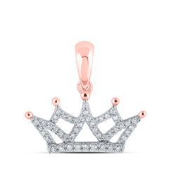 1/6CTW-DIA P1P2 CROWN GIFT PENDANT