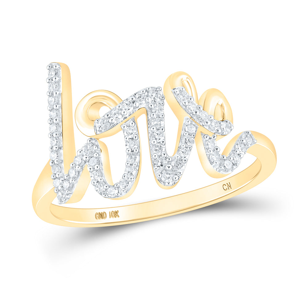 1/5CTW-DIA CN GIFT LOVE RING
