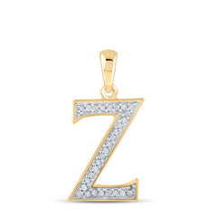 1/12CTW-DIA P1P2 LADIES INITIAL "Z" PENDANT