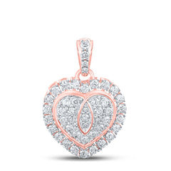 1CTW-DIA CN FASHION HEART PENDANT