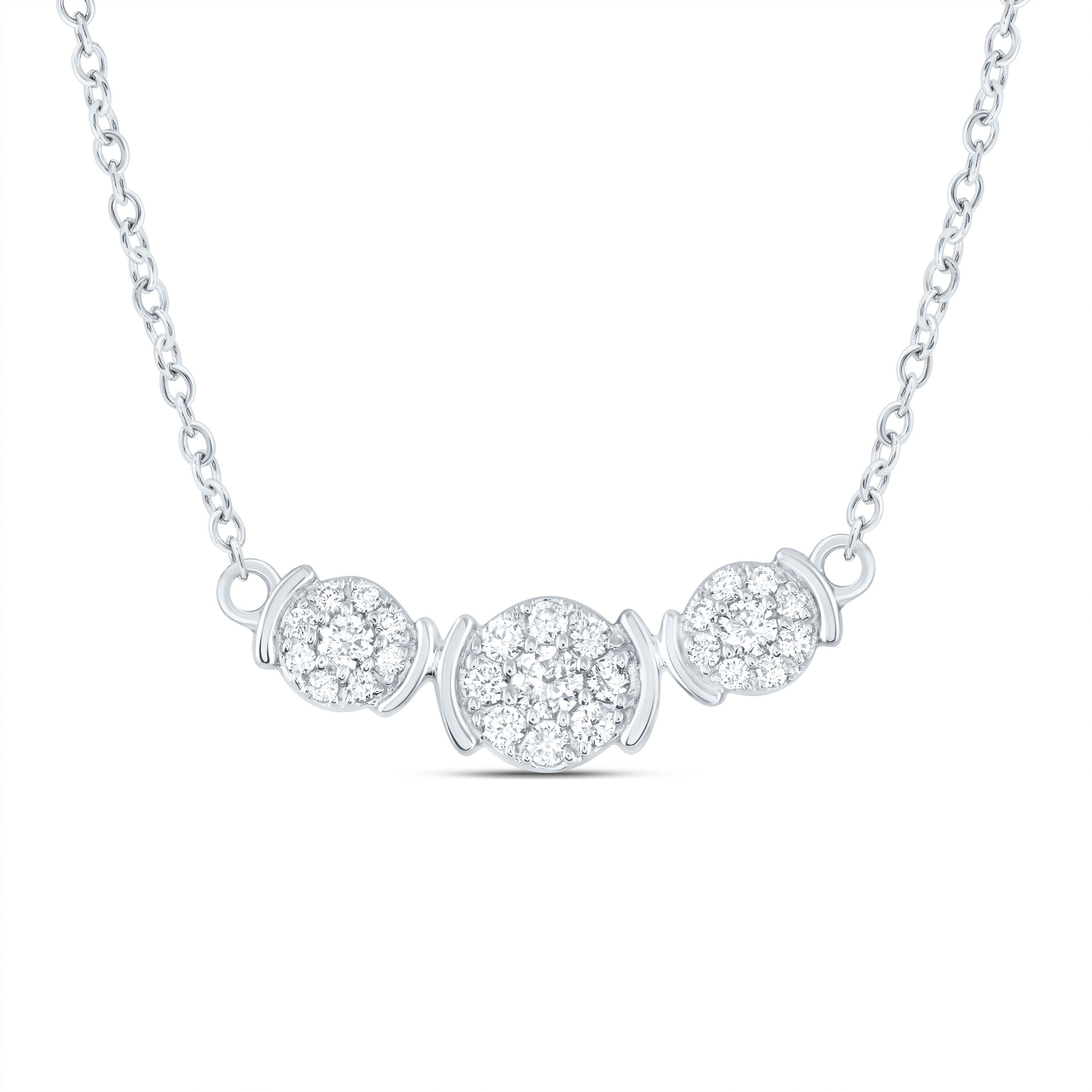 1/4CTW-DIA CN FASHION NECKLACE