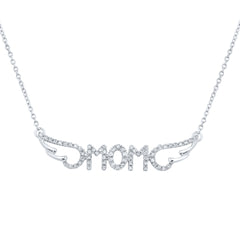 1/6CTW-DIA P1 MOM GIFT NECKLACE