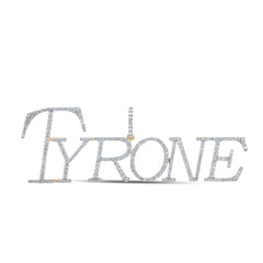 1 1/2CTW-DIA P1 "TYRONE" INITIAL PENDANT