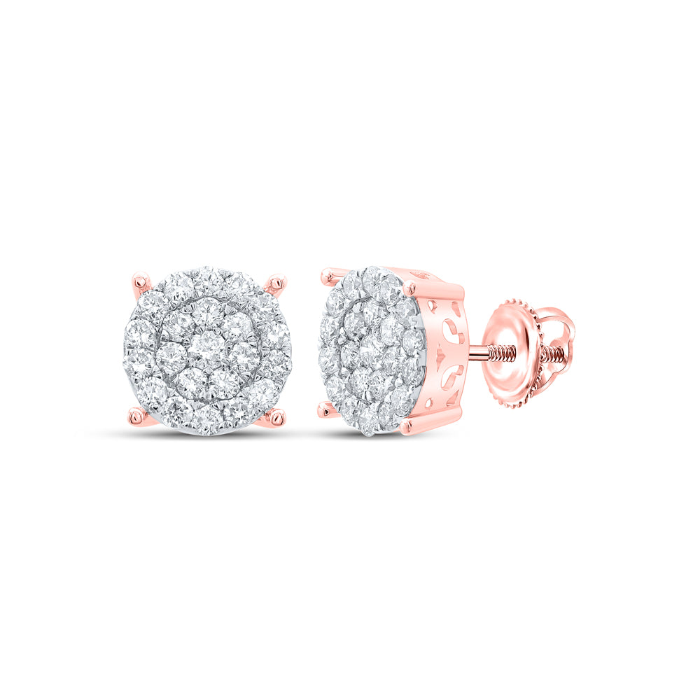 1CTW-DIA NK FASHION ROUND EARRING