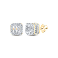 1/3CTW-DIA P1P2 FASHION CUSHION EARRING