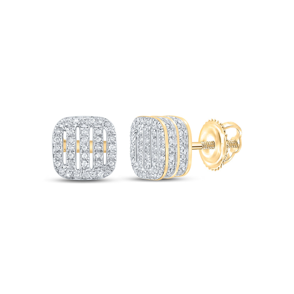 1/2CTW-DIA P1P2 FASHION CUSHION EARRING