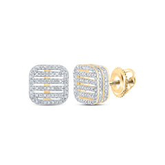 3/4CTW-DIA P1P2 FASHION CUSHION EARRING