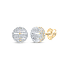 3/4CTW-DIA P1P2 FASHION ROUND EARRING