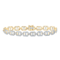 3 1/4CTW-DIA P1P2 MENS BRACELET (8.50 INCH)