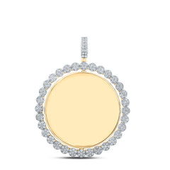 4 5/8CTW-DIA NK SPINNING MEMORY PENDANT