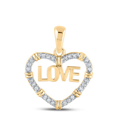 1/6CTW-DIA P1P2 LOVE HEART PENDANT