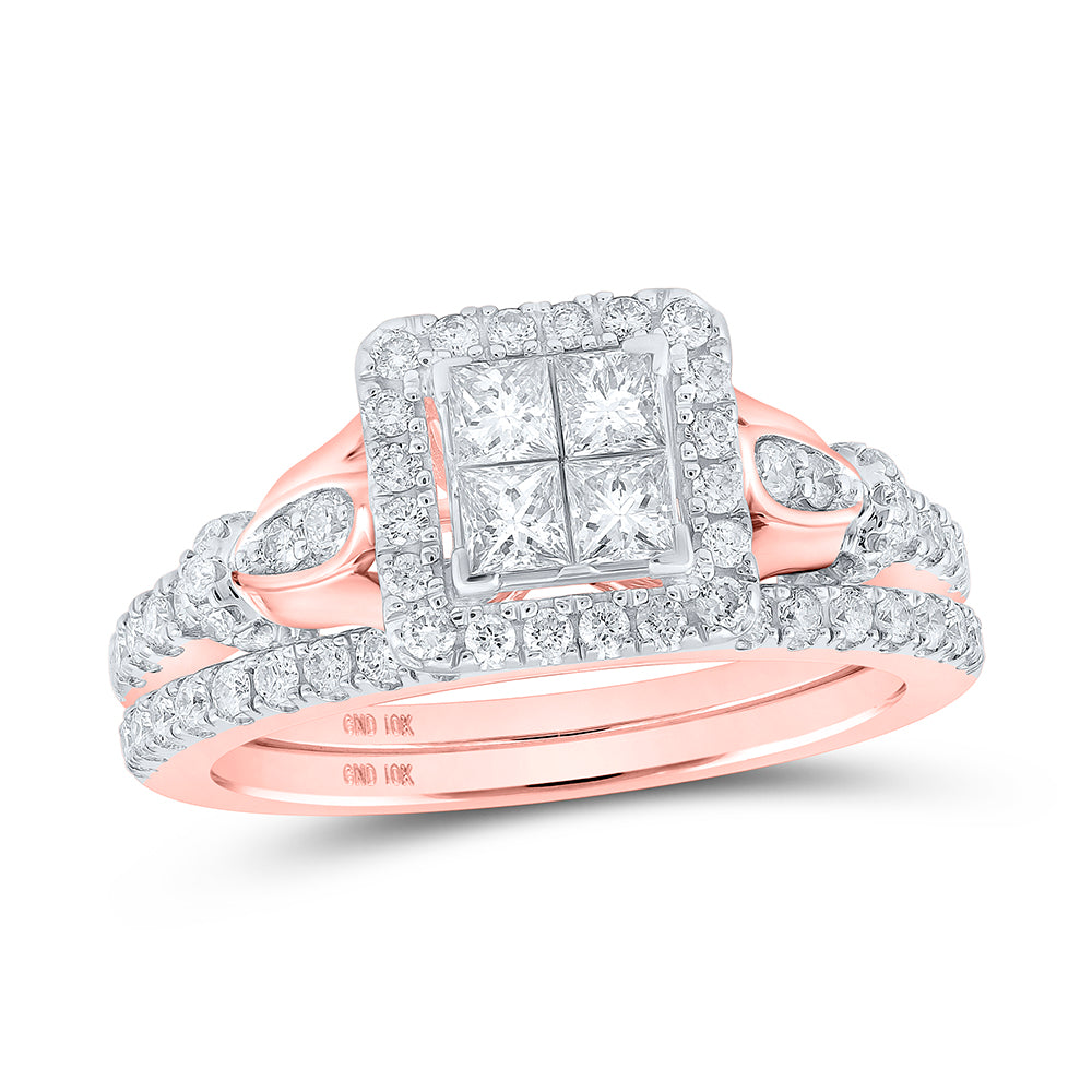 7/8CTW-DIA CN TESSERA BRIDAL SET