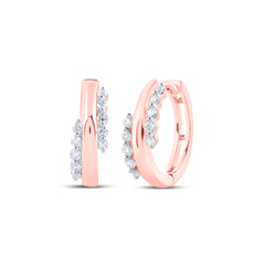1/5CTW-DIA CN HOOPS EARRING