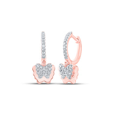 1/4CTW-DIA CN HOOPS EARRING