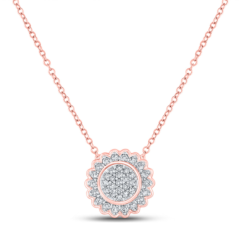 1/5CTW-DIA CN GIFT ROUND NECKLACE