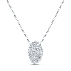 1/5CTW-DIA CN GIFT MARQUISE NECKLACE