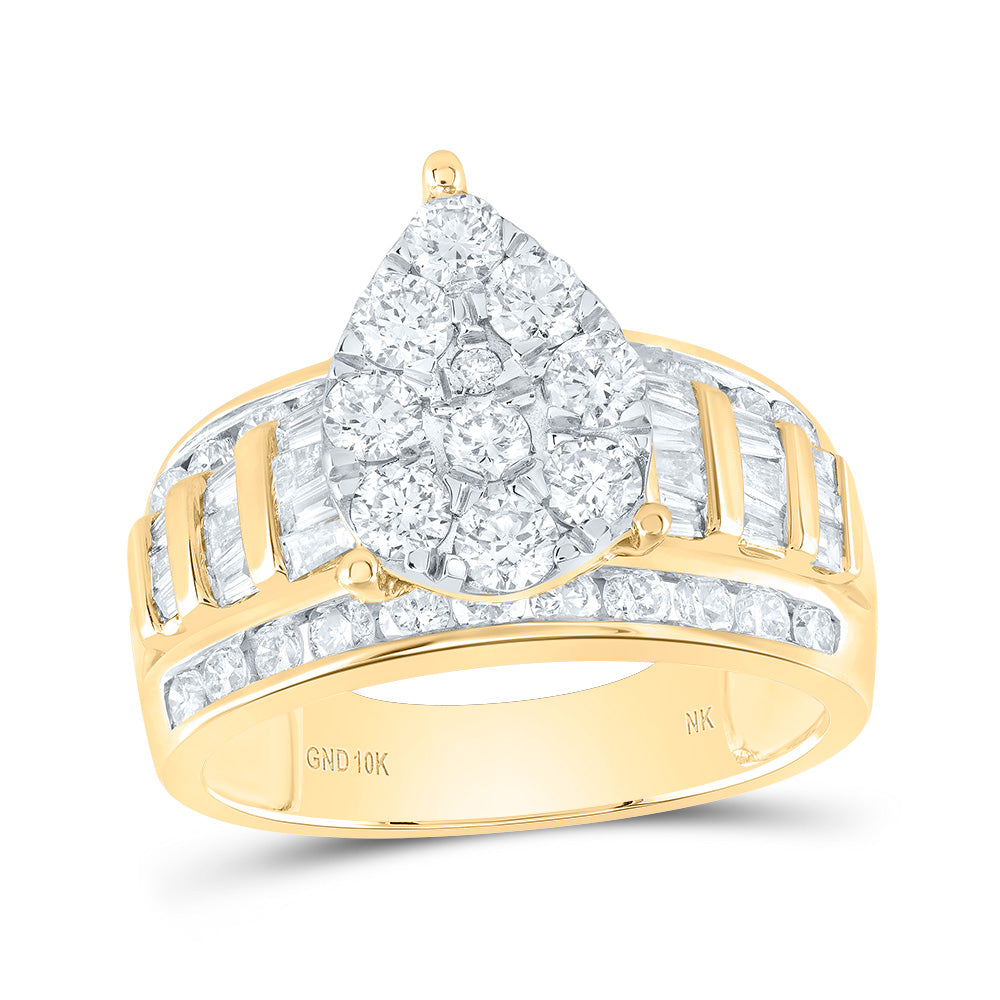 2CTW-DIA NK FASHION RING