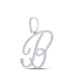 3/4CTW-DIA P1 INITIAL"B"GIFTPENDANT