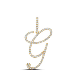 1/2CTW-DIA P1 INITIAL "G" GIFT PENDANT