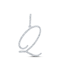 1/2CTW-DIA P1 INITIAL "Q" GIFT PENDANT