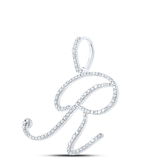 5/8CTW-DIA P1 INITIAL "R" GIFT PENDANT