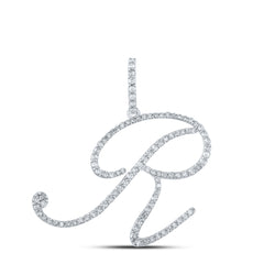 5/8CTW-DIA P1 INITIAL "R" GIFT PENDANT