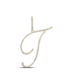 3/8CTW-DIA P1 INITIAL "T" GIFT PENDANT