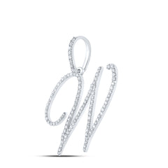 5/8CTW-DIA P1 INITIAL "W" GIFT PENDANT