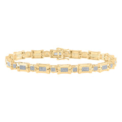 1/2CTW-DIA P1P2 MENS BRACELET (8.5 INCH)