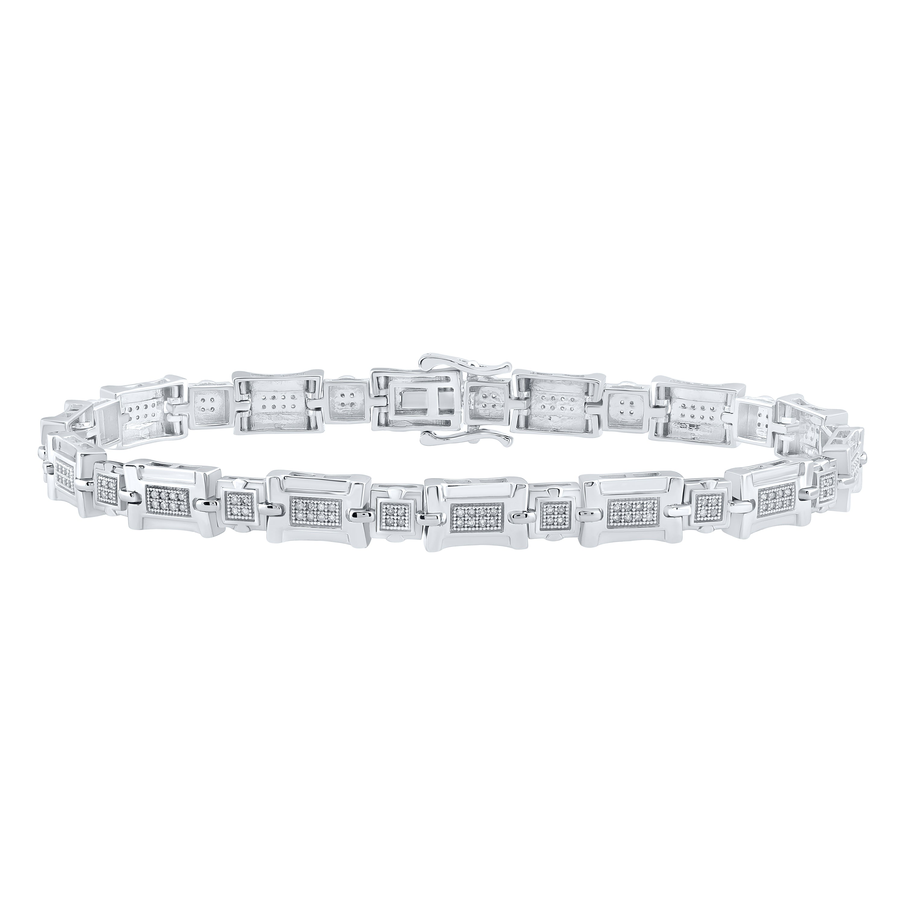 1/2CTW-DIA P1P2 MENS BRACELET (8.5 INCH)