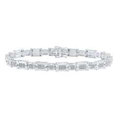 1/2CTW-DIA P1P2 MENS BRACELET (8.5 INCH)