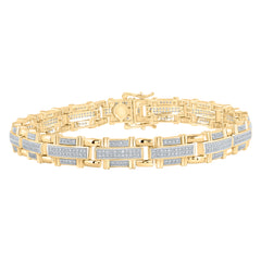 1 1/4CTW-DIA P1P2 MENS BRACELET (8.5 INCH)
