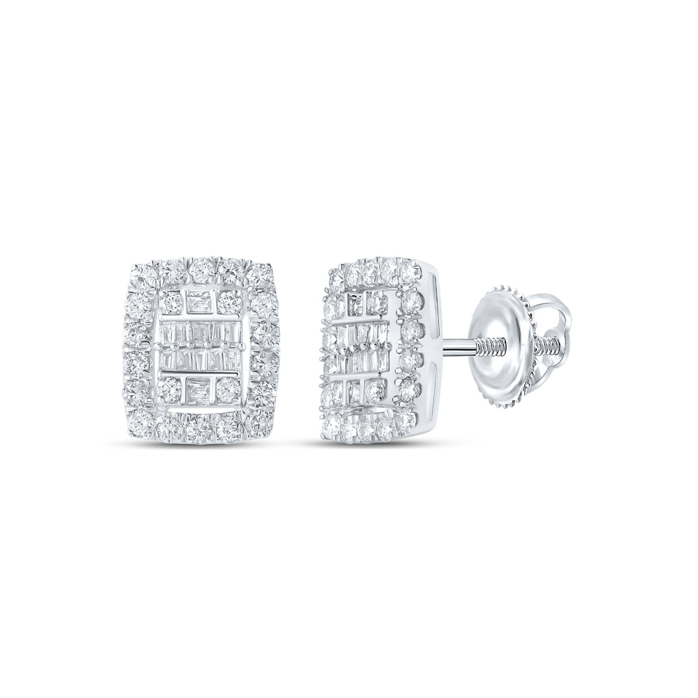 3/4CTW-DIA NK EARRING
