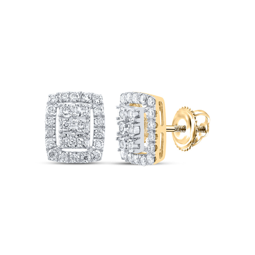 3/8CTW-DIA NK EARRING