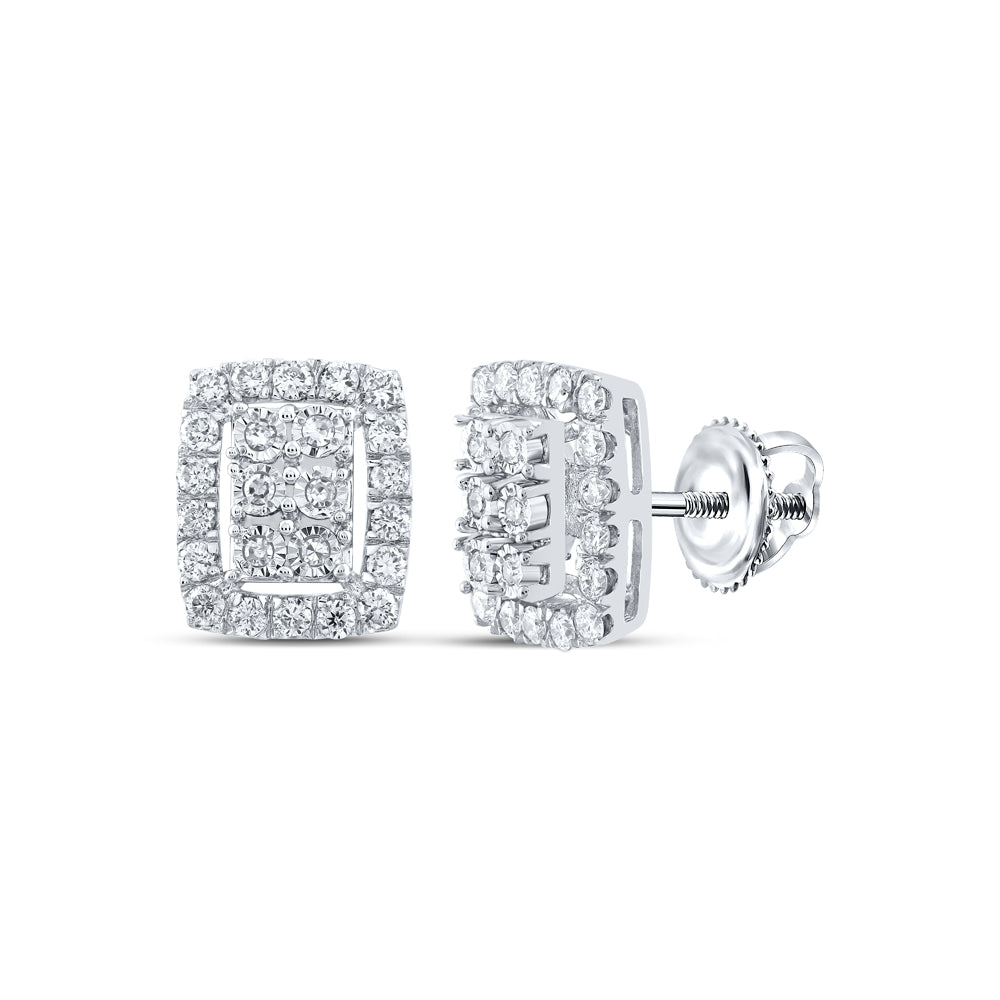 3/8CTW-DIA NK EARRING